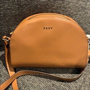 DKNY brown purse cross body